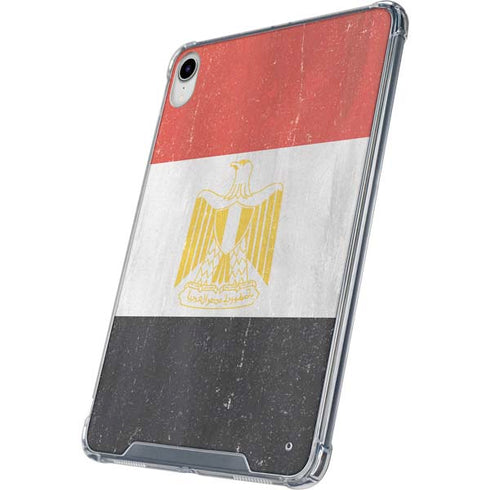 Egyptian Flag Distressed iPad 11th Gen (2025) Clear Case