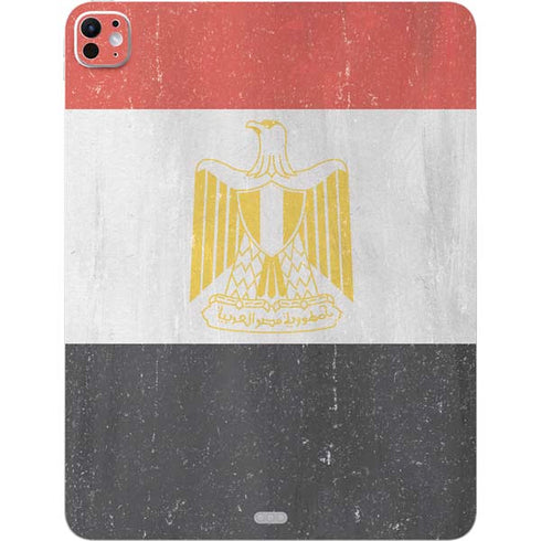 Egyptian Flag Distressed iPad Pro 13in M4 (2024) Skin