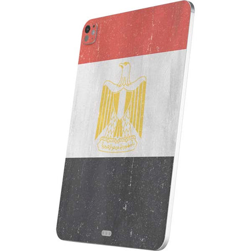 Egyptian Flag Distressed iPad Pro 13in M4 (2024) Skin