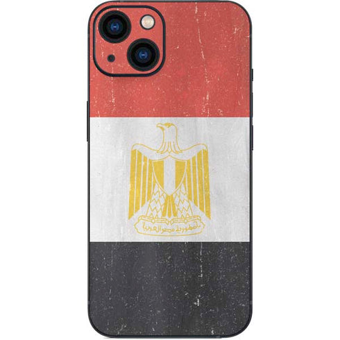 Egyptian Flag Distressed iPhone Skins