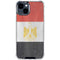 Egyptian Flag Distressed iPhone 15 Clear Case