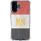 Egyptian Flag Distressed iPhone 16 Clear Case