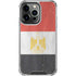 Egyptian Flag Distressed iPhone 16 Pro Clear Case