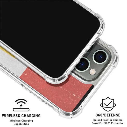 Egyptian Flag Distressed iPhone 16 Pro Max Clear Case