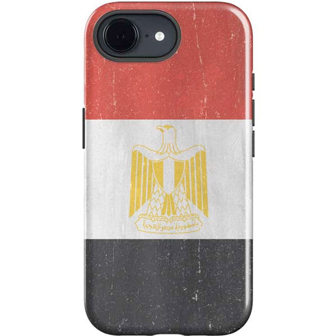 Egyptian Flag Distressed iPhone 16e Impact Case