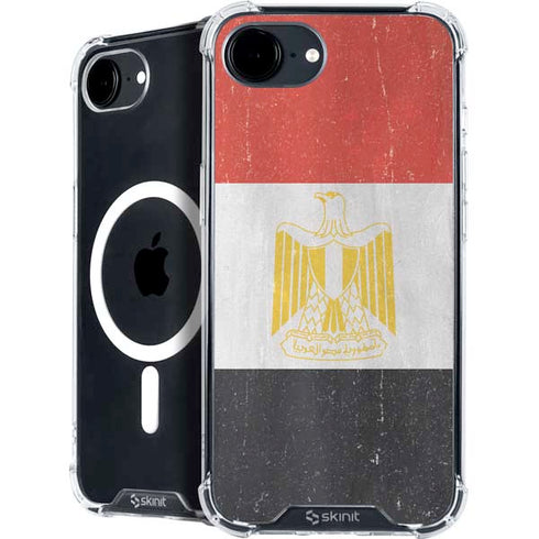 Egyptian Flag Distressed iPhone 16e MagSafe Case