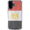 Egyptian Flag Distressed iPhone 17 Clear Case