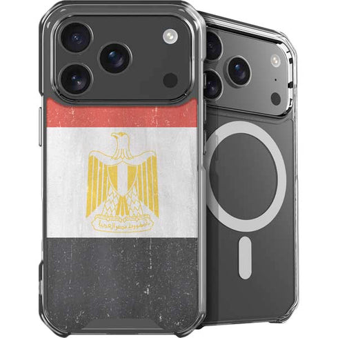 Egyptian Flag Distressed iPhone 18 Pro MagSafe Case