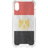Egyptian Flag Distressed iPhone XS Clear Case