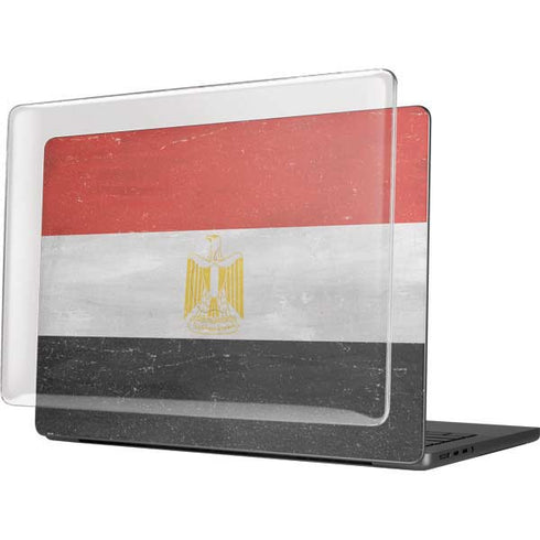 Egyptian Flag Distressed MacBook Pro 14in (2021-24) Case plus Skin