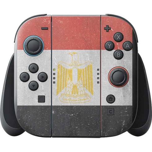 Egyptian Flag Distressed Nintendo Switch 2 (2025) with Joy-Con Skin