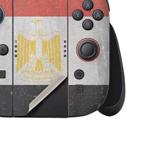 Egyptian Flag Distressed Nintendo Switch 2 (2025) Joy-Con Controller Skin