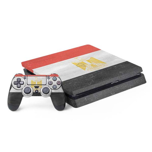 Egyptian Flag Distressed PlayStation PS4 Skins