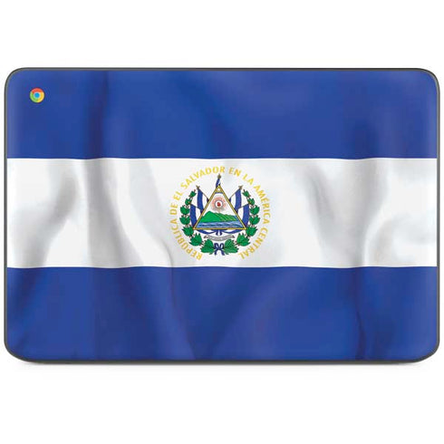 El Salvador Flag HP Chromebook Skin