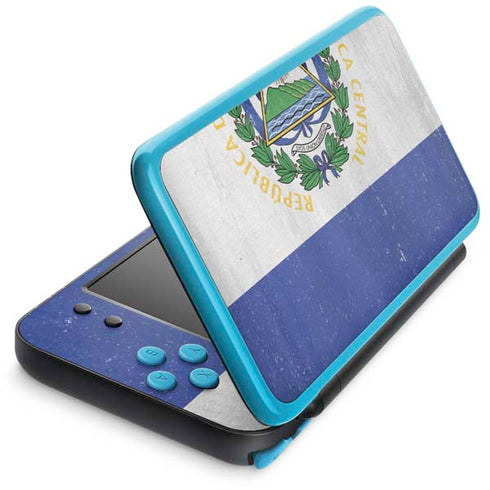 El Salvador Flag Distressed Nintendo Skins
