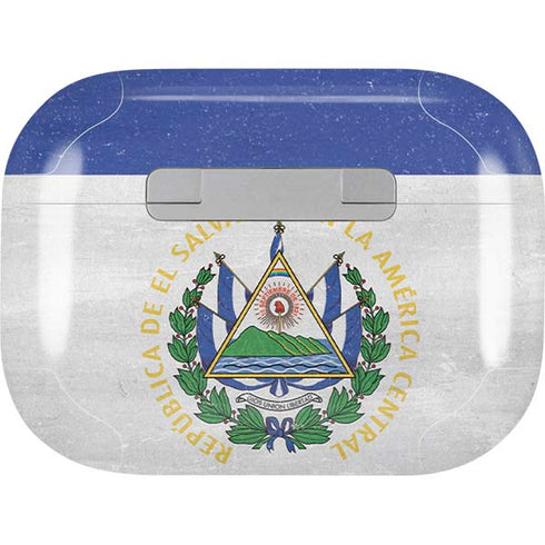 El Salvador Flag Distressed AirPods Skins