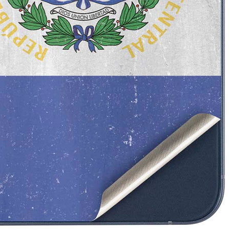 El Salvador Flag Distressed Galaxy A36 5G Skin