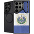 El Salvador Flag Distressed Galaxy S25 Ultra Kickstand Case