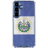El Salvador Flag Distressed Galaxy S25 Clear Case