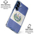 El Salvador Flag Distressed Galaxy S25 Clear Case