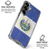 El Salvador Flag Distressed Galaxy S26 Clear Case