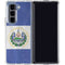 El Salvador Flag Distressed Galaxy Z Fold5 5G Clear Case