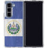 El Salvador Flag Distressed Galaxy Z Fold5 5G Clear Case
