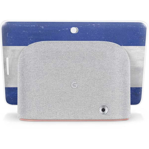 El Salvador Flag Distressed Google Home Hub Skin