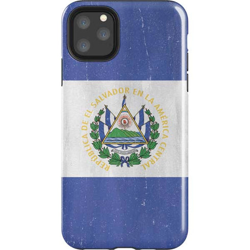 El Salvador Flag Distressed iPhone Cases