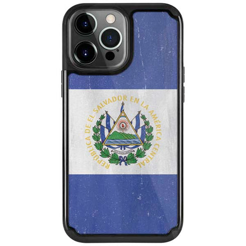 El Salvador Flag Distressed iPhone Cases