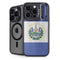 El Salvador Flag Distressed iPhone 13 Pro Kickstand Case