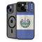 El Salvador Flag Distressed iPhone 14 Kickstand Case
