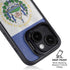 El Salvador Flag Distressed iPhone 15 Kickstand Case