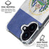 El Salvador Flag Distressed iPhone 16 Clear Case