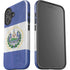 El Salvador Flag Distressed iPhone 16 Plus Impact Case
