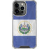 El Salvador Flag Distressed iPhone 16 Pro Clear Case