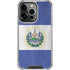 El Salvador Flag Distressed iPhone 16 Pro Max Clear Case