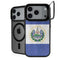 El Salvador Flag Distressed iPhone 18 Pro Max Kickstand Case