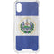 El Salvador Flag Distressed iPhone XS Clear Case
