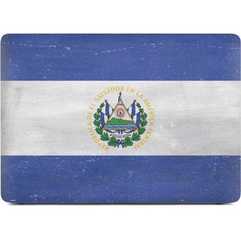 El Salvador Flag Distressed Apple MacBook Air Skin
