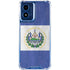 El Salvador Flag Distressed Moto G 5G (2024) Clear Case