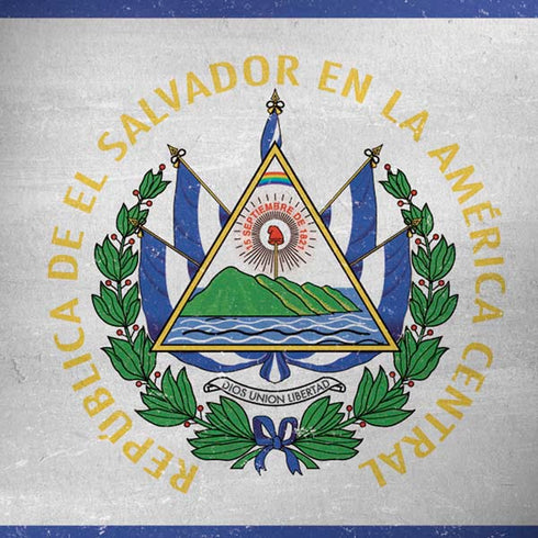 El Salvador Flag Distressed Moto G6 Skin