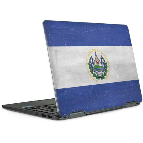 El Salvador Flag Distressed Notebook 9 Pro 13in (2017) Skin