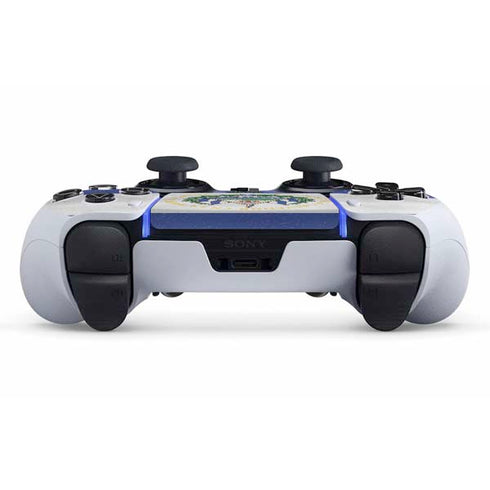 El Salvador Flag Distressed PS5 DualSense Edge Pro Controller Skin