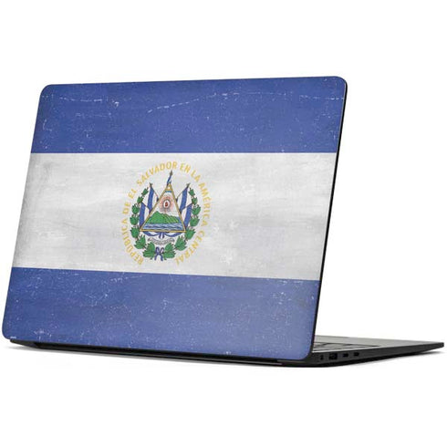El Salvador Flag Distressed Surface Laptop 7 13.8in Skin