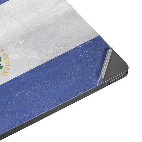 El Salvador Flag Distressed Surface Laptop 7 13.8in Skin