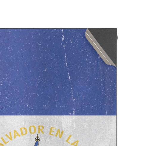 El Salvador Flag Distressed XBox Series X Digital Edition Console Skin