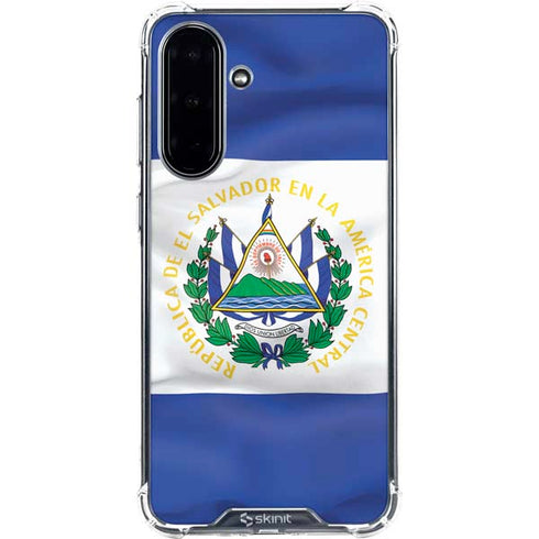El Salvador Flag Galaxy A36 5G Clear Case