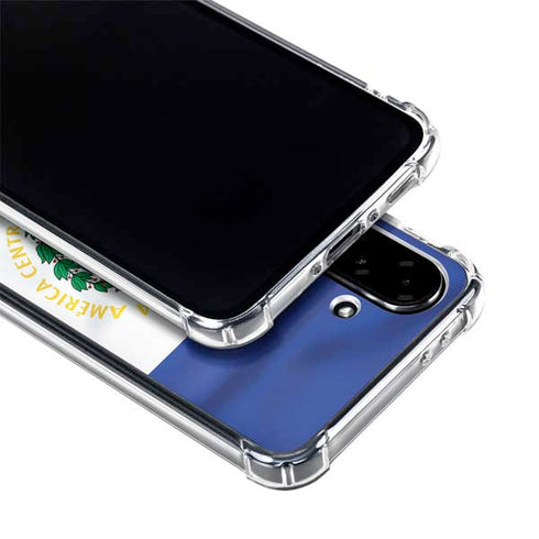 El Salvador Flag Galaxy A36 5G Clear Case