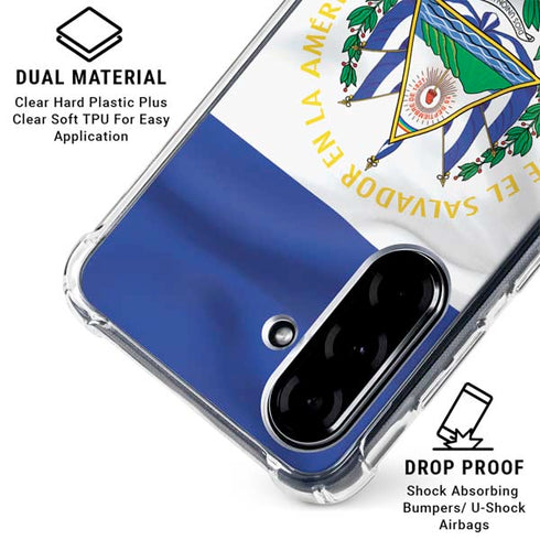 El Salvador Flag Galaxy A36 5G Clear Case